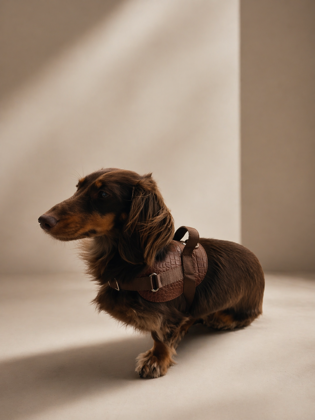 Signature Harness: Croco Mocha XS