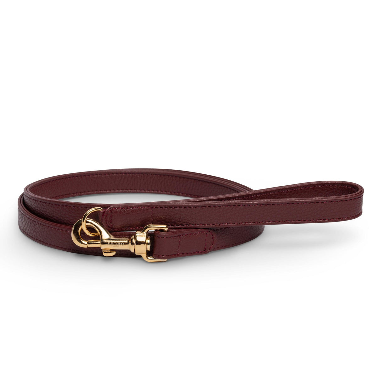 Adjustable Green Embossed Snake Leather Leash